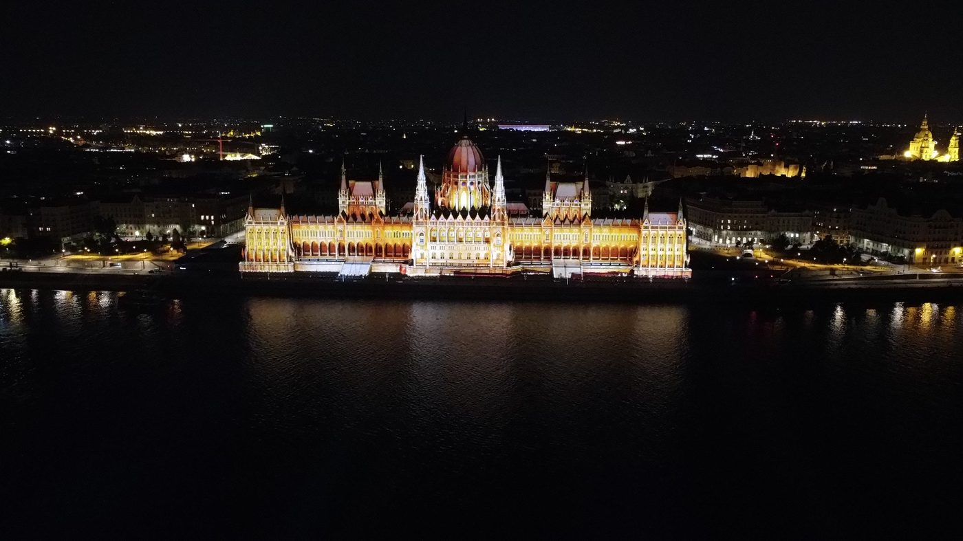 Budapest Parliament at night