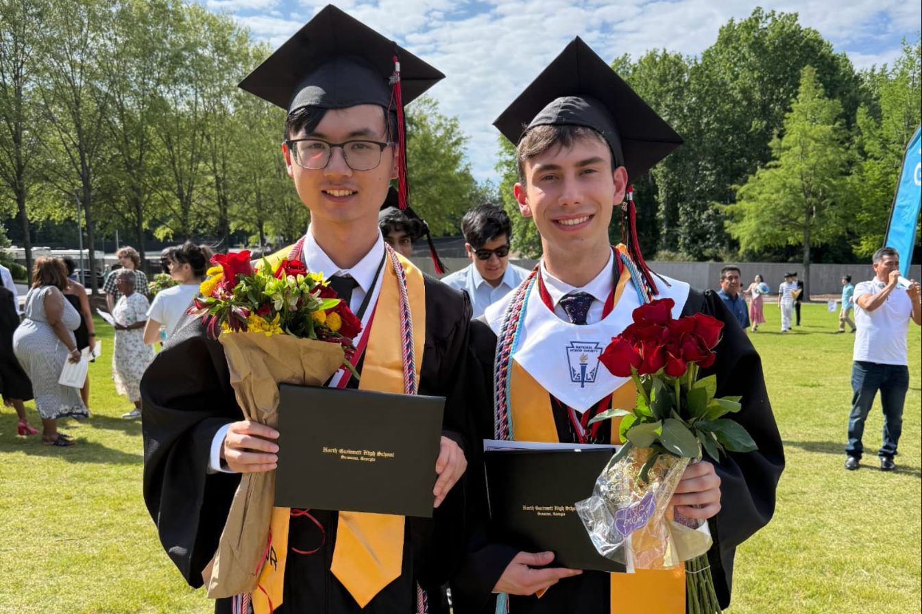 Graduation day with a friend